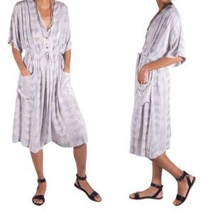 Tysa French market wide leg cropped playsuit